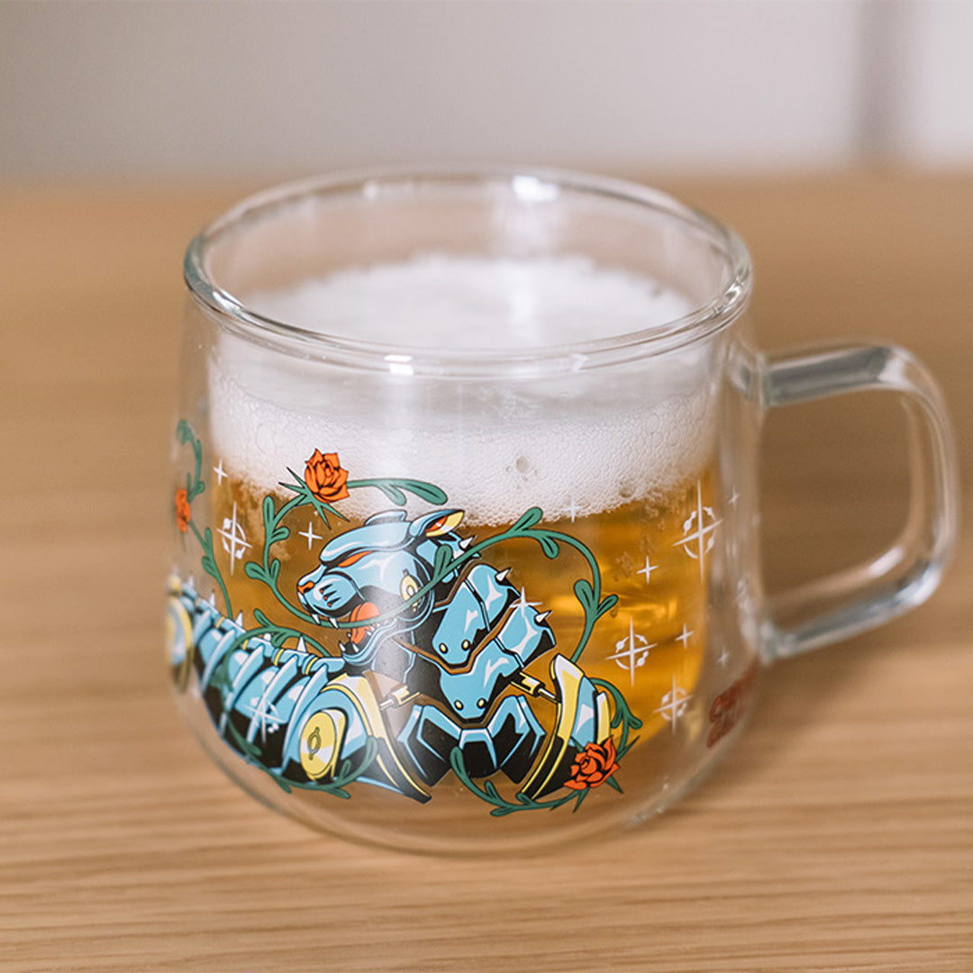 丸三色 – Chrome galaxy! 雙層把手杯(30爽爽杯 插畫家聯名系列)