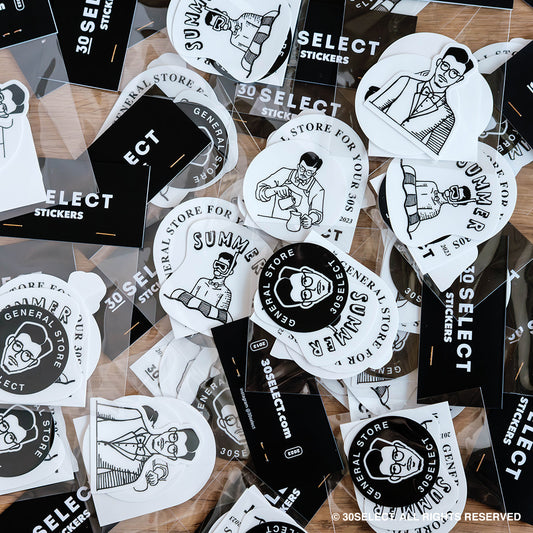 「30Select十週年」 貼紙包