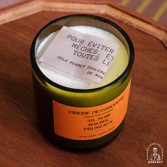 法國酒窖 回收紅酒瓶 香氛蠟燭(馬爾貝克紅酒/300g)