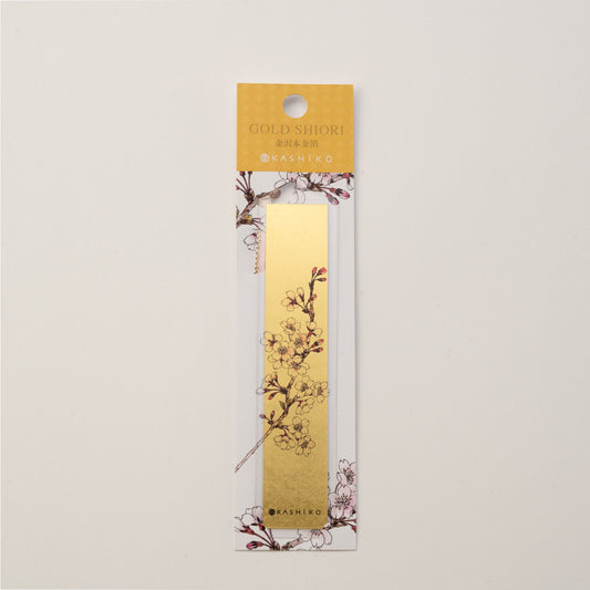 日本金沢金箔書籤( 桜 / 九谷焼作家 柴田有希佳)