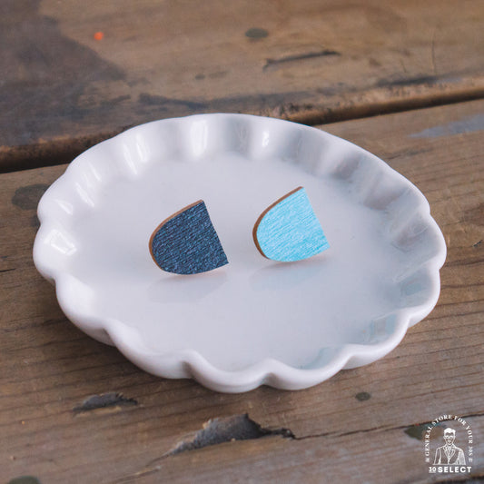 芬蘭Sokeri白樺木耳環