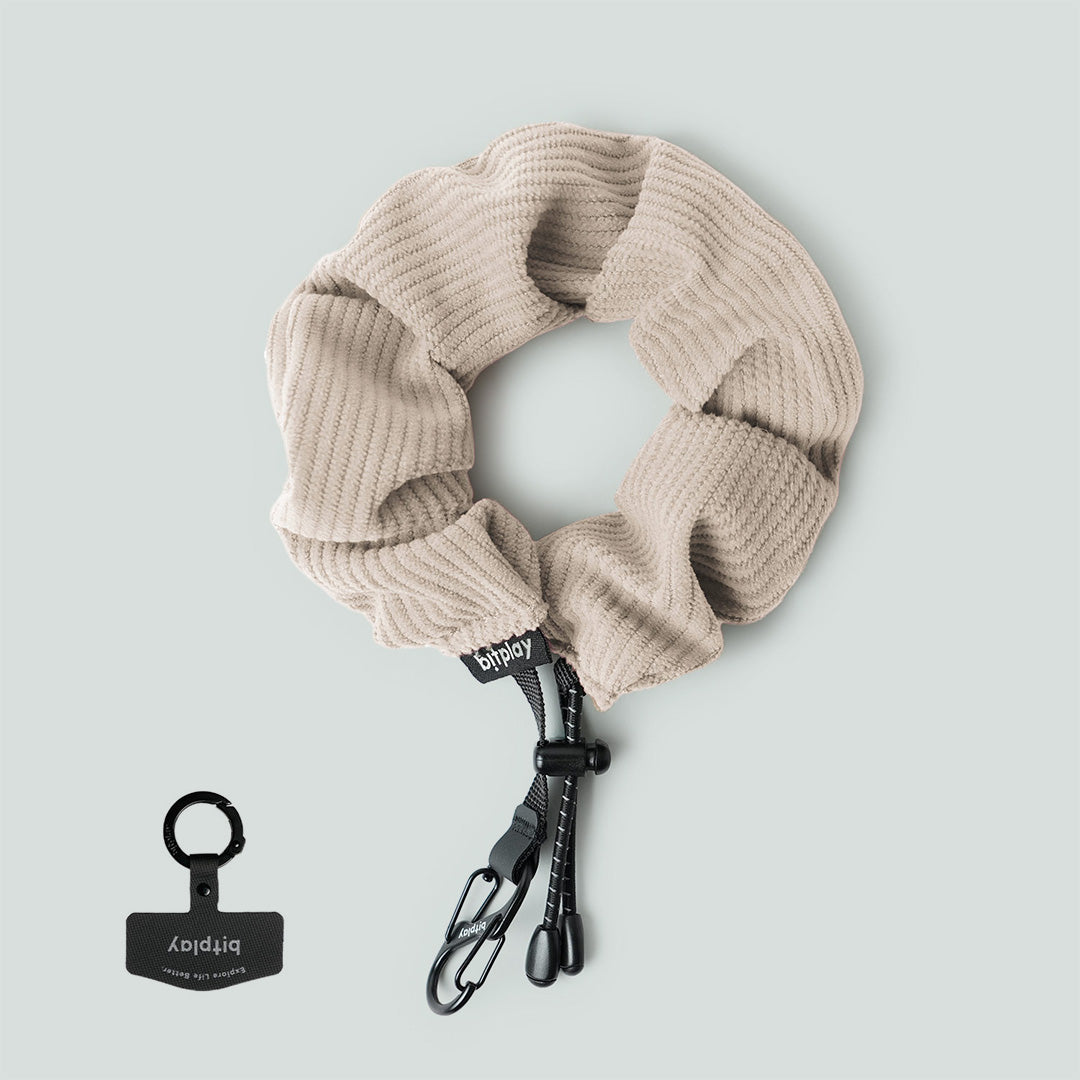 燈芯絨圈圈手腕掛繩(共四色)