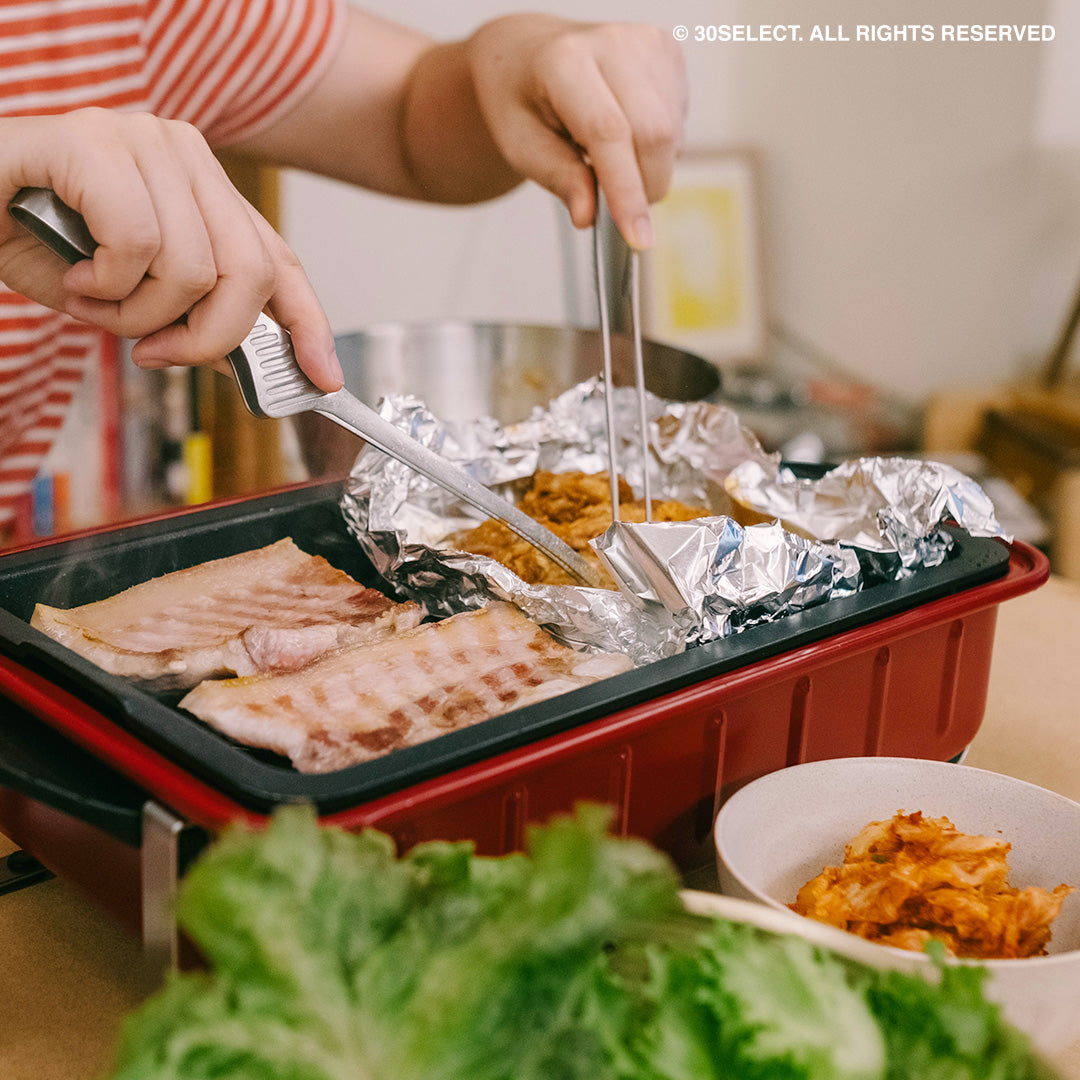 日本燕三条製 站立型不鏽鋼 料理夾 / 烤肉夾