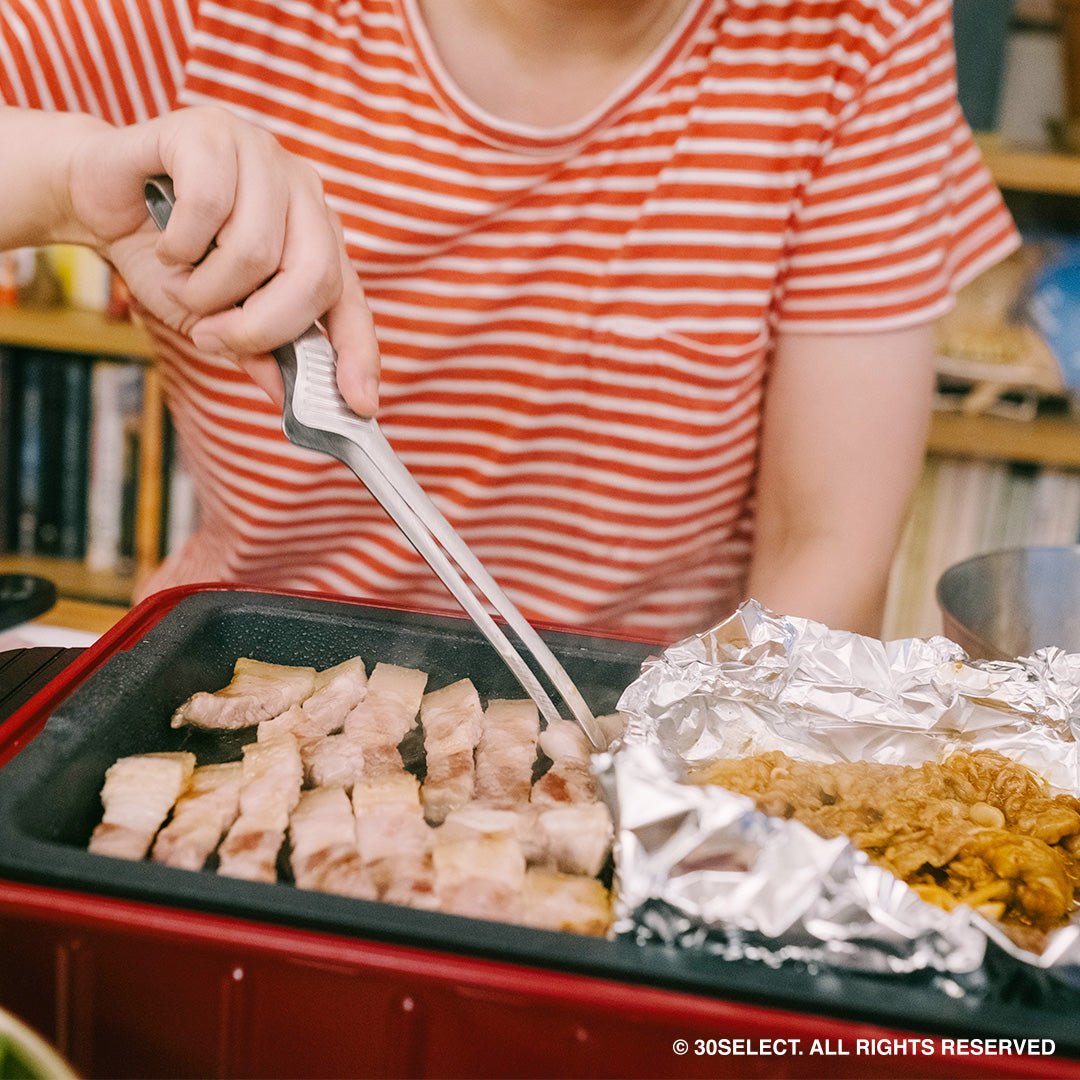 日本燕三条製 站立型不鏽鋼 料理夾 / 烤肉夾
