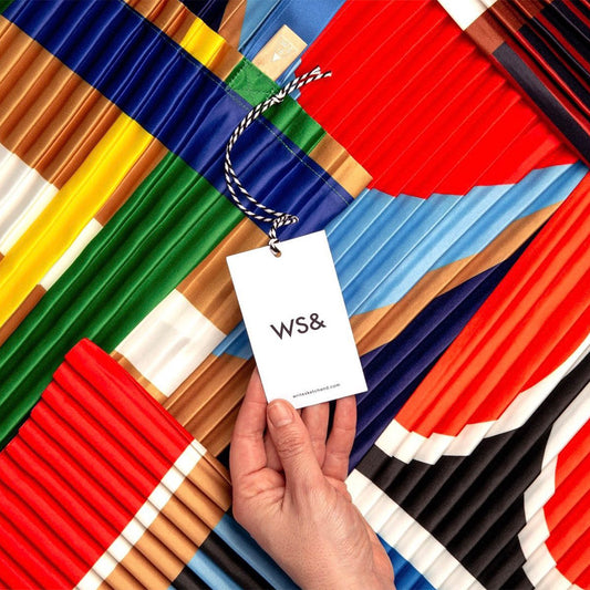 義大利 緞面百摺托特包