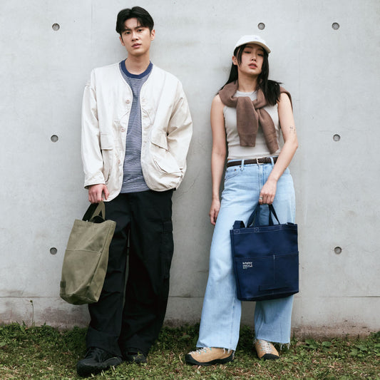 肩背帆布筆電托特包 10L( 四色)