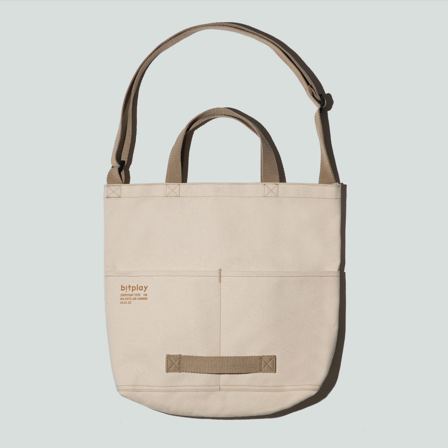 肩背帆布筆電托特包 10L( 四色)