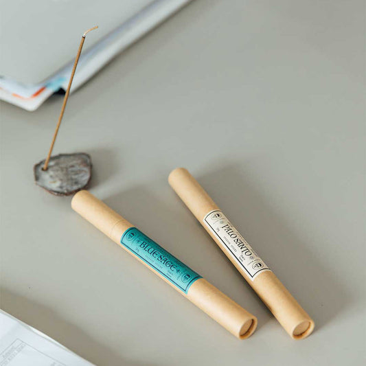 聖木、雪松、鼠尾草 開運淨化線香組