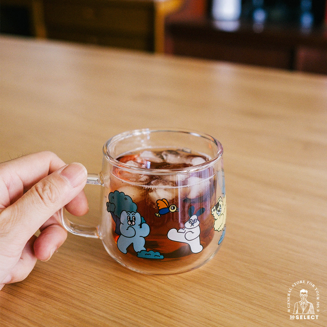 三餃貓 KUNG FU雙層把手杯