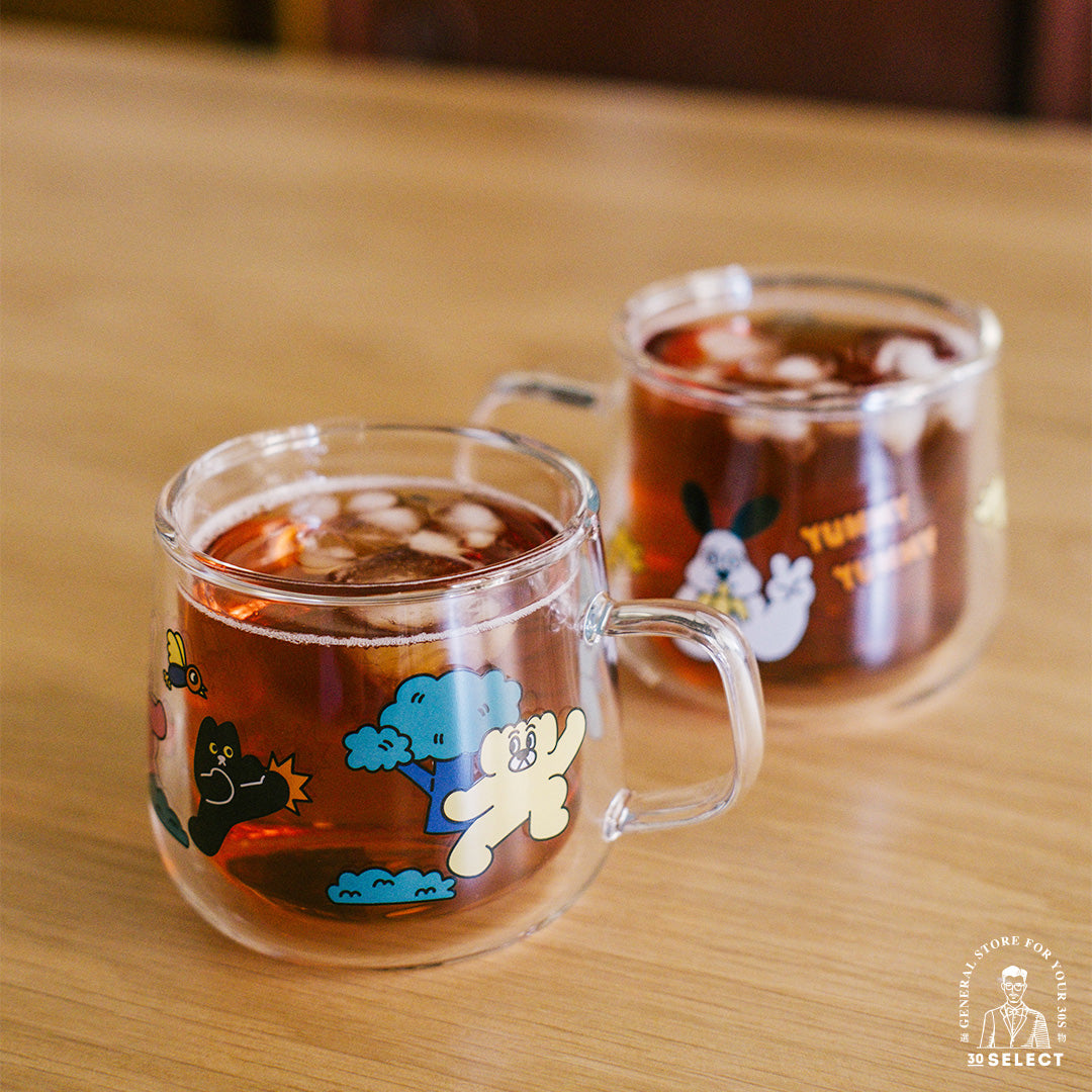 三餃貓 KUNG FU雙層把手杯