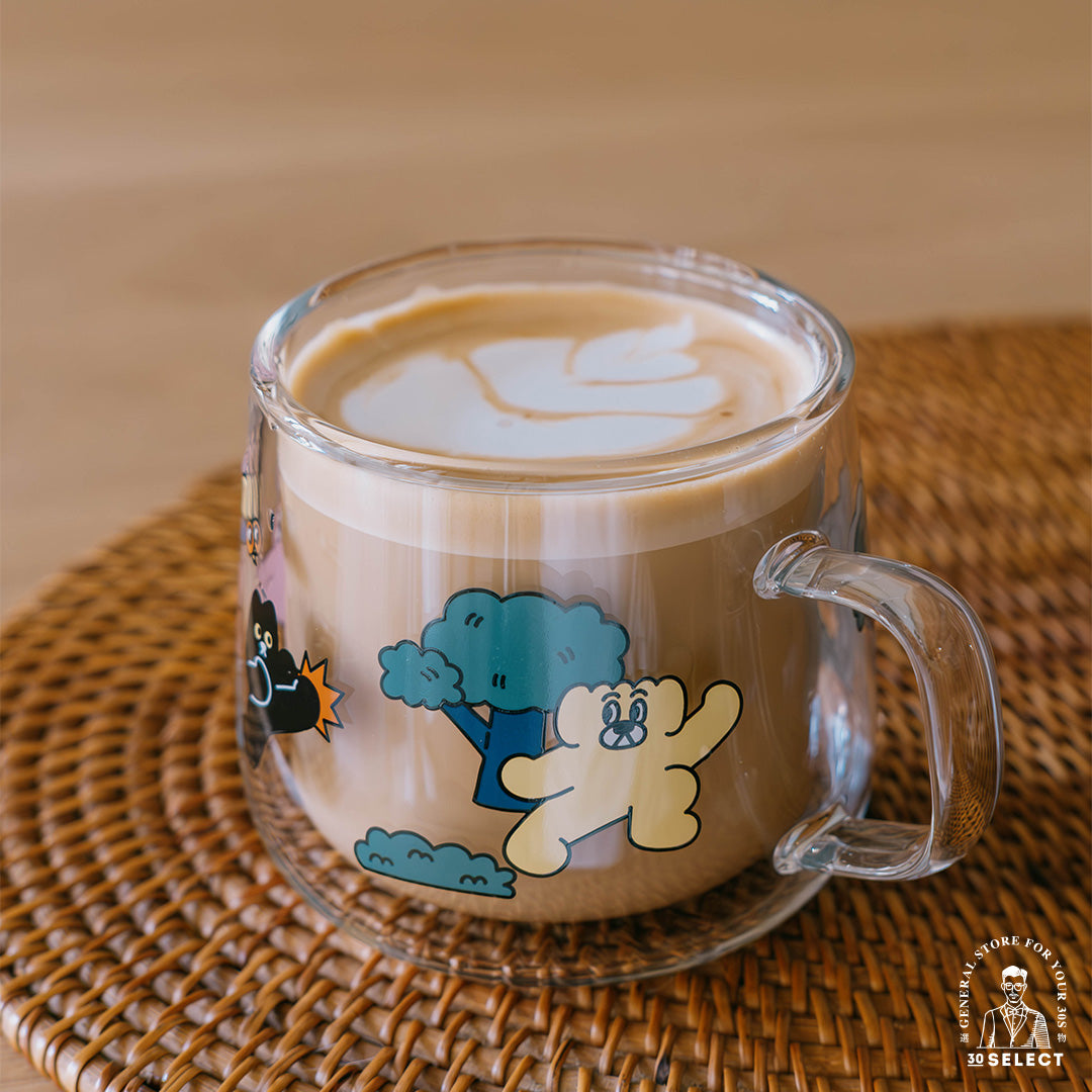 三餃貓 KUNG FU雙層把手杯