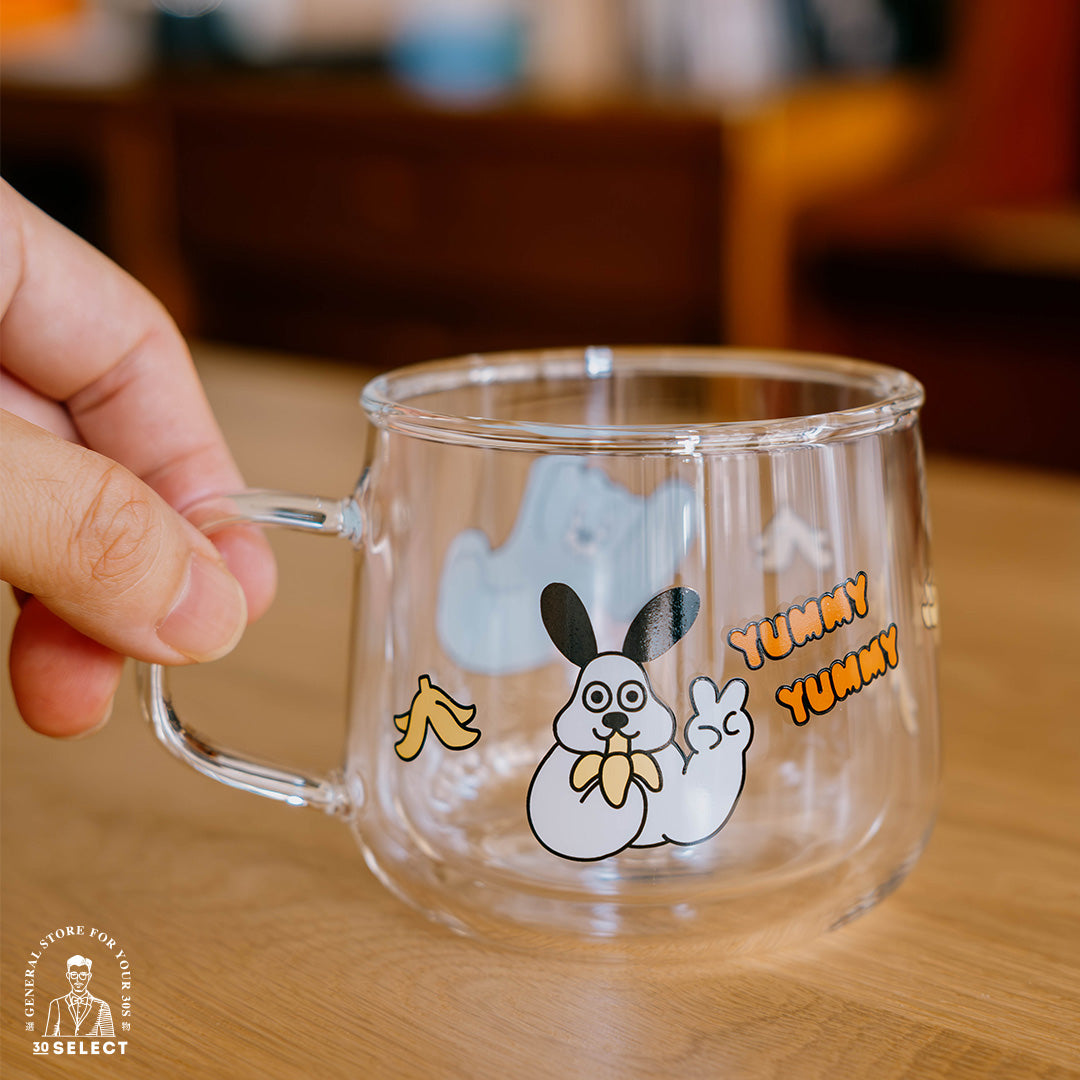 三餃貓 雙層對杯套組