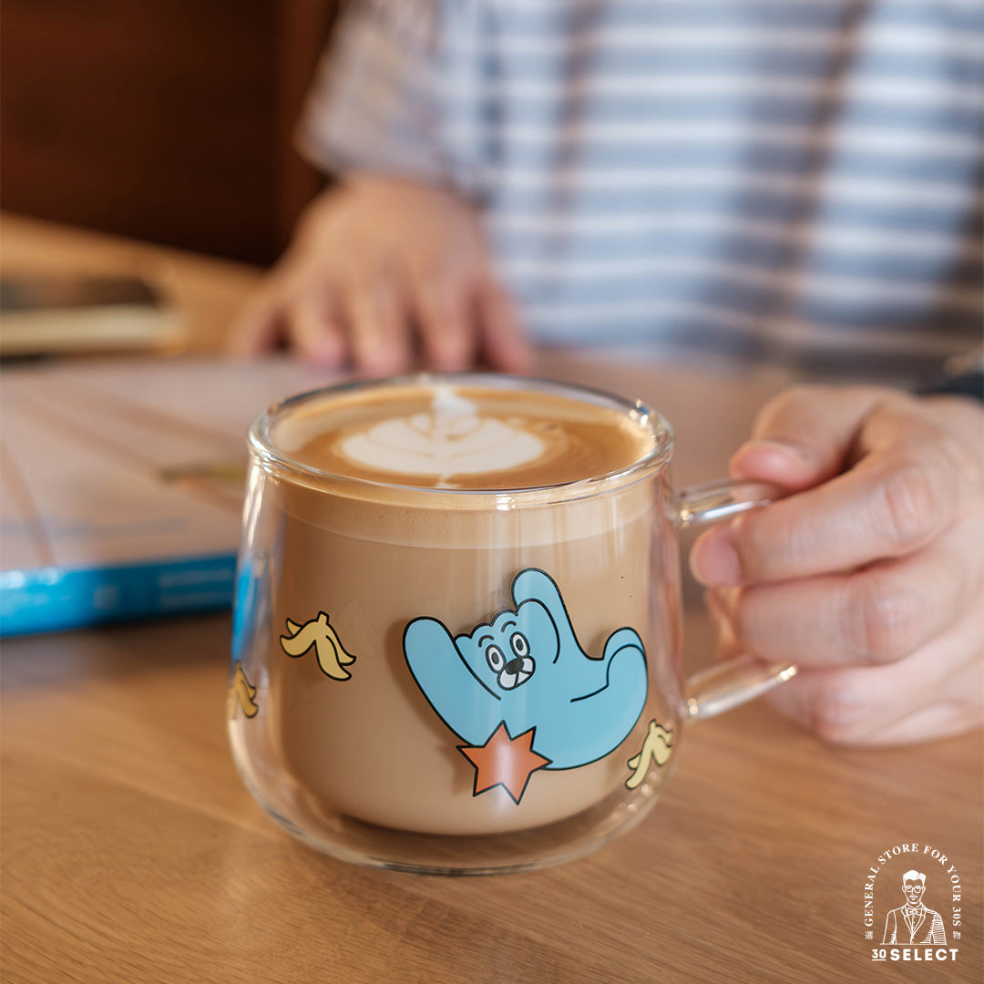 三餃貓 雙層對杯套組