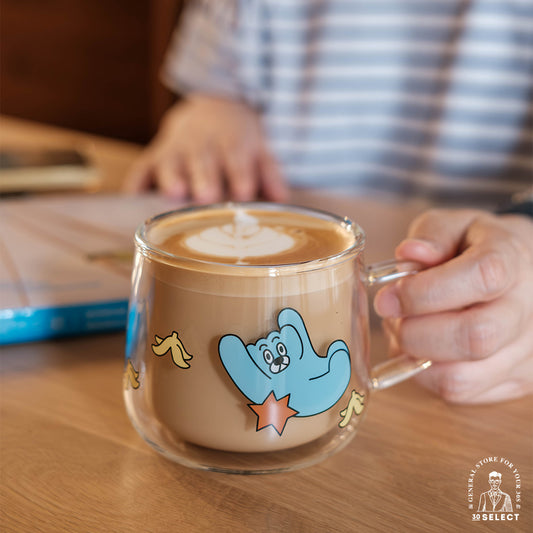 三餃貓 狗勾的背叛 雙層把手杯