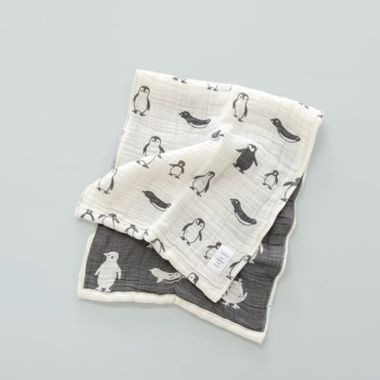 日本六重紗親膚毛巾 (企鵝)