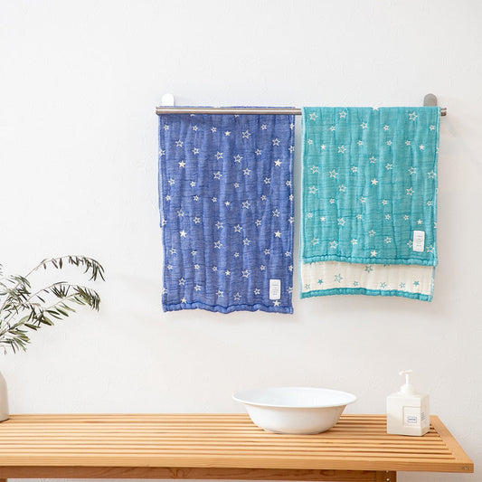日本六重紗親膚毛巾 (星星)
