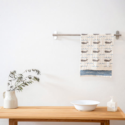 日本六重紗親膚毛巾 (鯨魚)