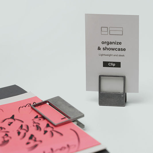 鋁質事務夾 (大小兩入一組)