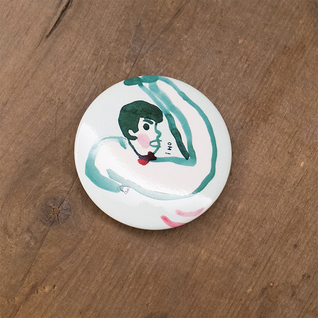 插畫家 光面別針