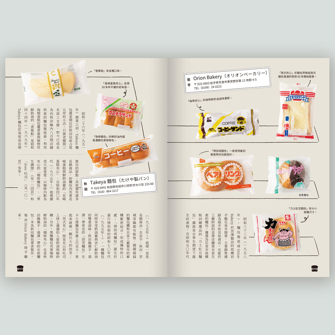 日本老派在地麵包圖鑑(日本全国 地元パン/中文版)