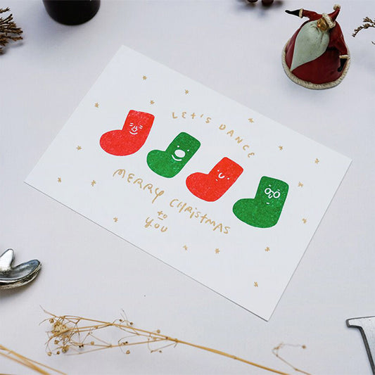 「 LET’S DANCE」耶誕賀卡