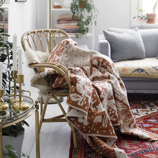 芬蘭 Matti 羊毛毯(狐狸毯)