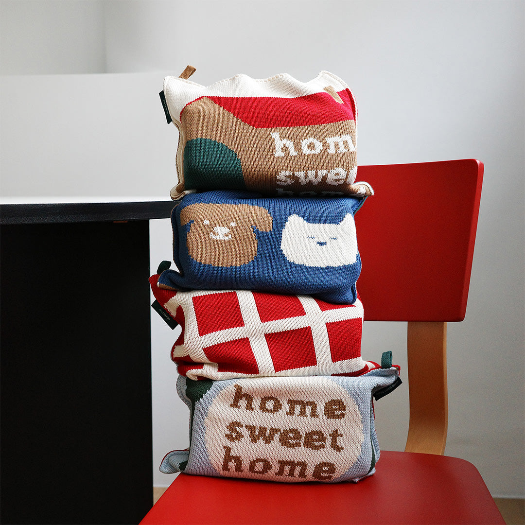 home sweet home 雙面針織面紙套