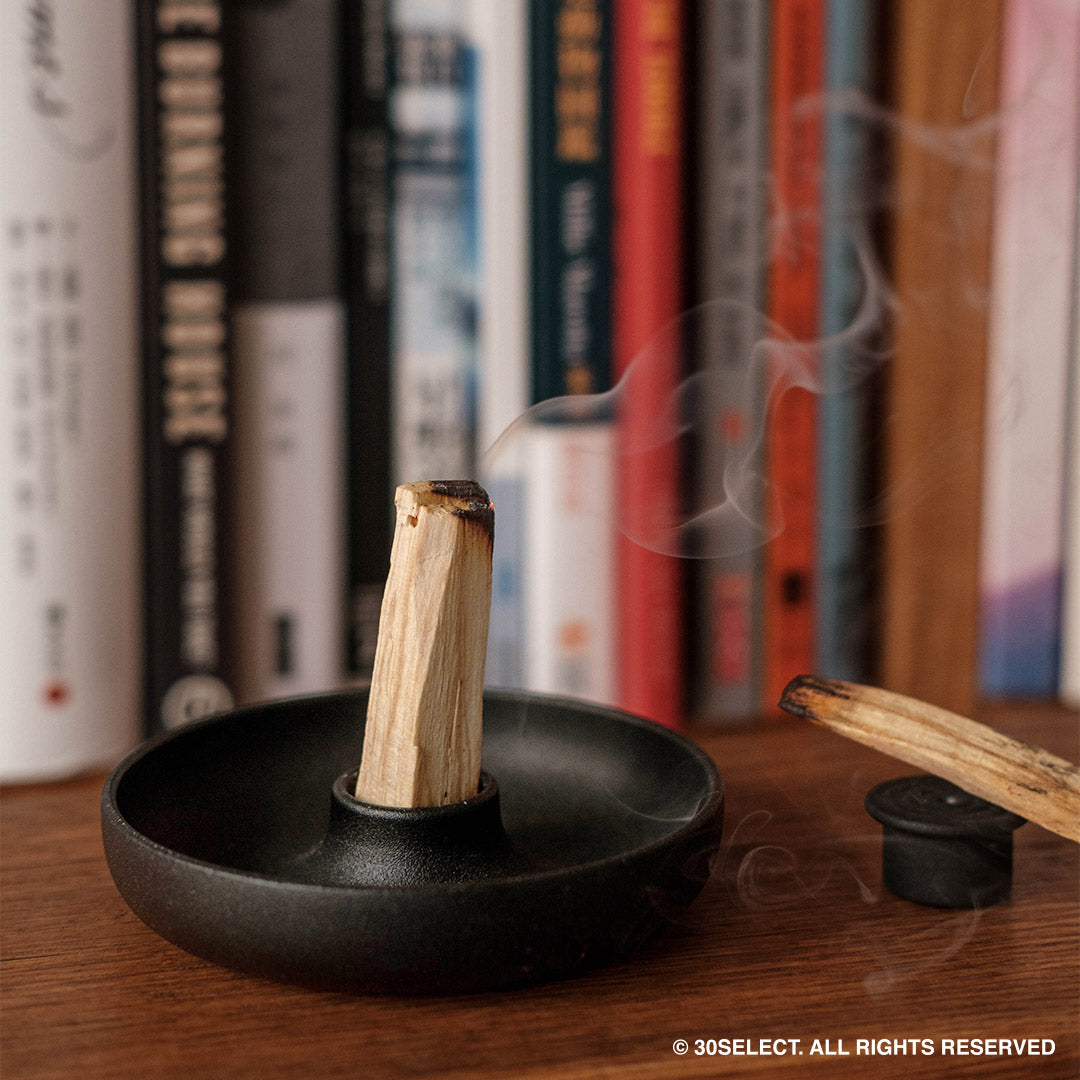 新年 秘魯聖木套組(秘魯聖木+噴射點火器+鋅質線香座)