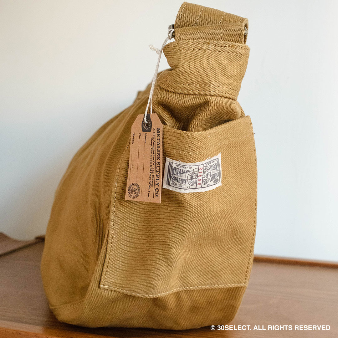 Olden Times 帆布報童包(L)