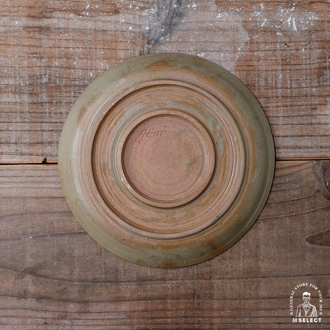 「白露未晞」 窯燒陶盤(P7)