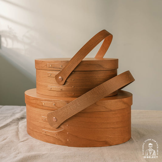 經典Shaker 收納木盒(提把款M)