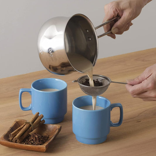 日本燕三条製 不鏽鋼雲朵牛奶鍋