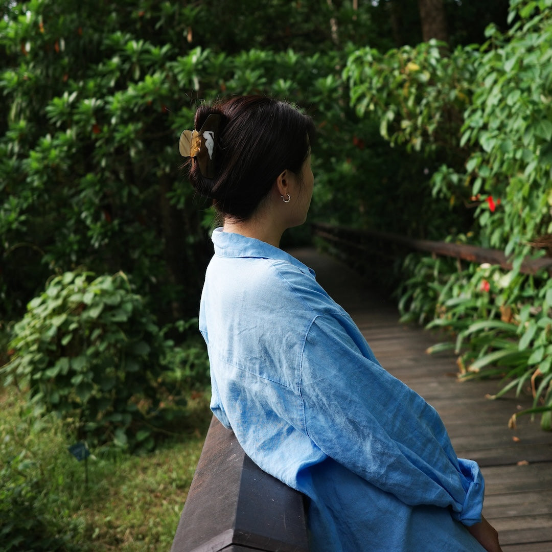 summer savior 剪影鯊魚夾梳子套組
