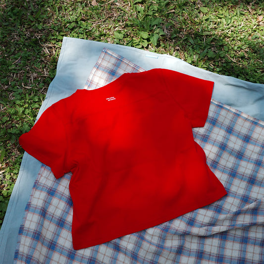 sweet nothing 暖紅短袖上衣