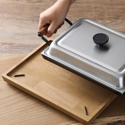 大人の鉄板 隔熱木托盤