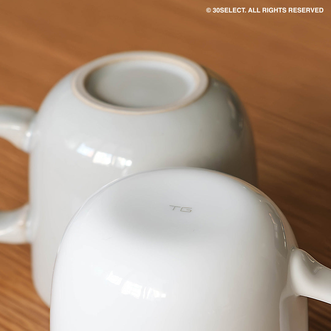 深澤直人 TG 無圈足白瓷馬克杯(320ml)