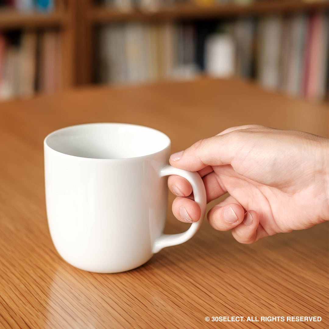 深澤直人 TG 無圈足白瓷馬克杯(320ml)