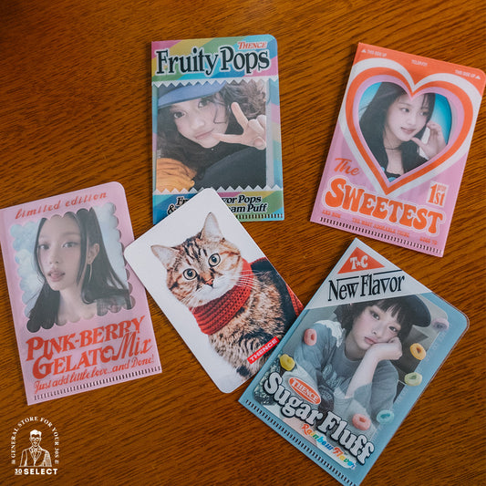 【店主漫遊選物】韓國 美式復古 迷你資料夾 小卡套組(一組六款)