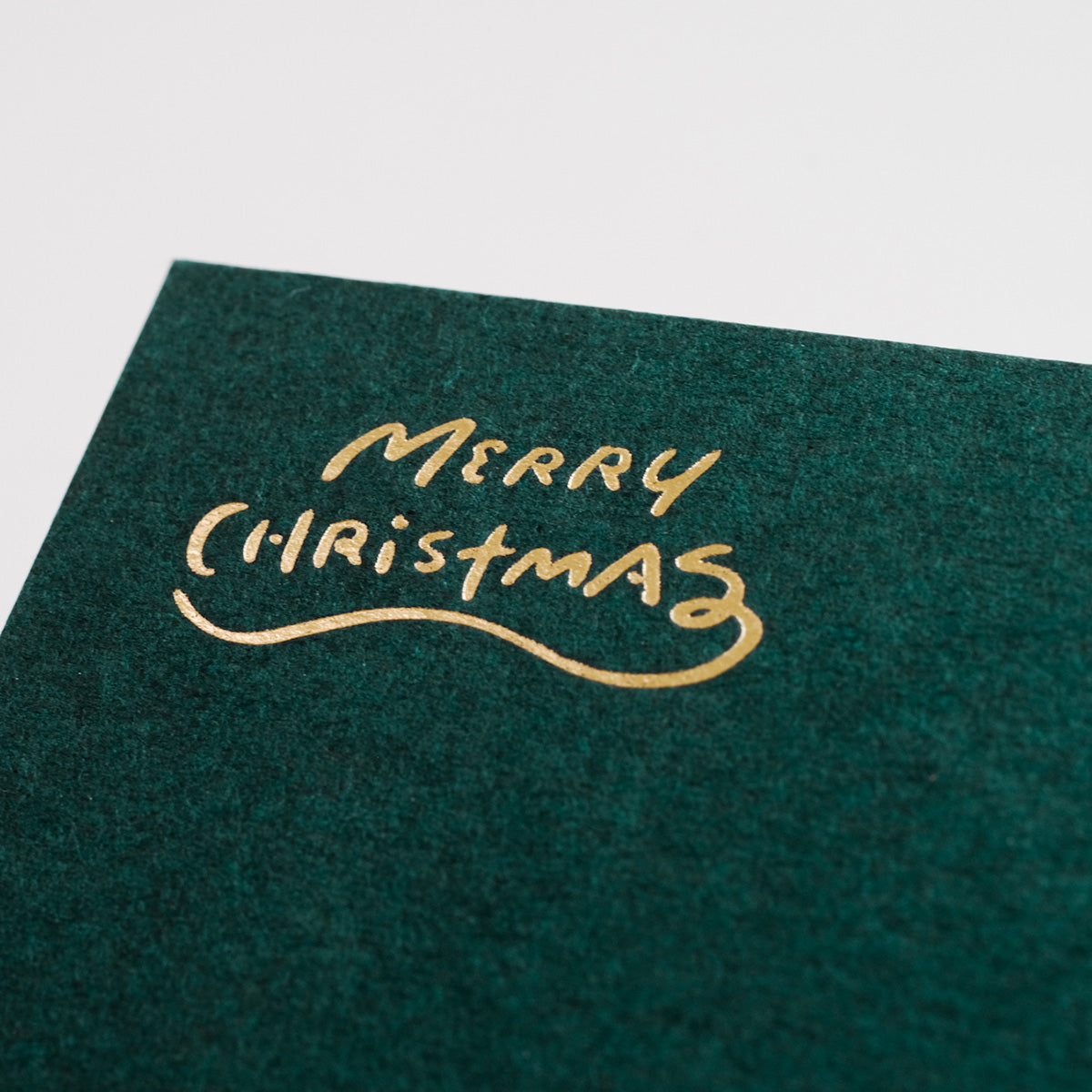 「 HAPPY CHRISTMAS」耶誕賀卡 (綠)