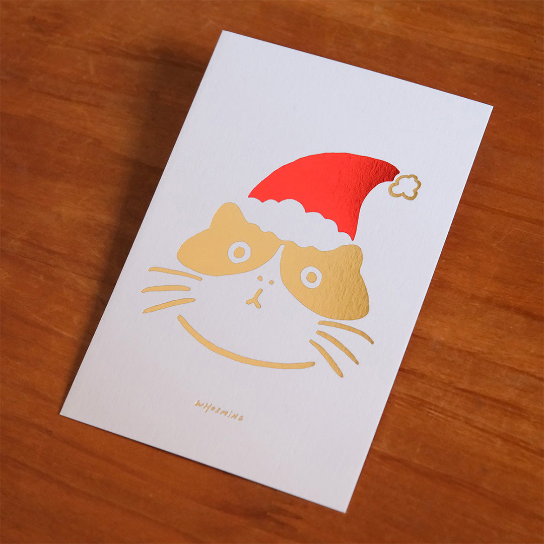 「 XMAS CAT」耶誕賀卡