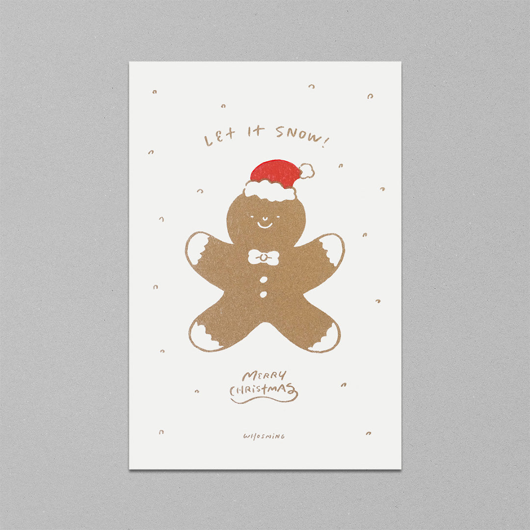「 LET IT SNOW」耶誕賀卡