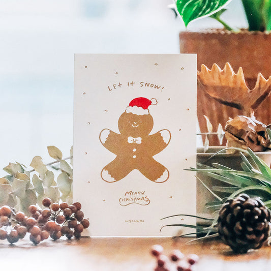 「 LET IT SNOW」耶誕賀卡