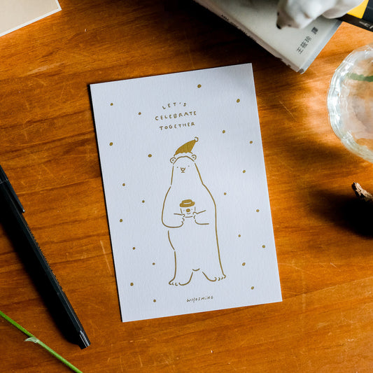 「XMAS BEAR」耶誕賀卡