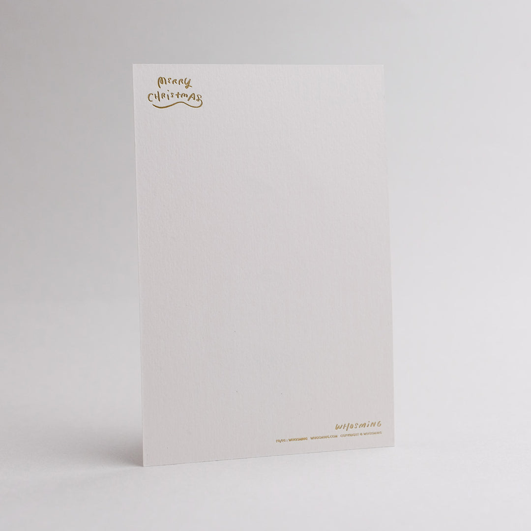 「XMAS BEAR」耶誕賀卡