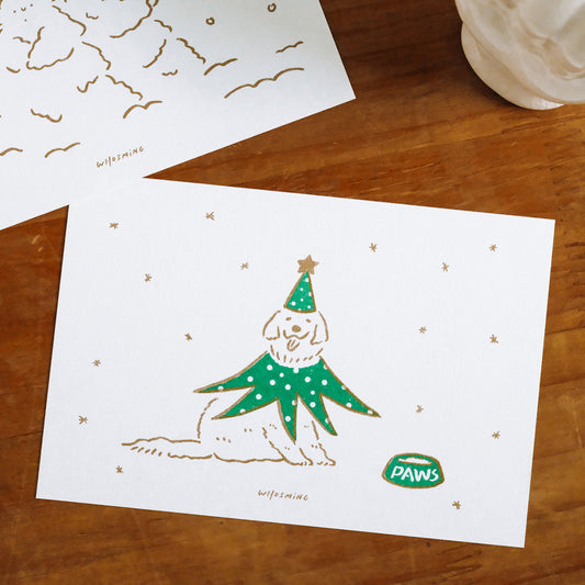 「XMAS PAWS」耶誕賀卡