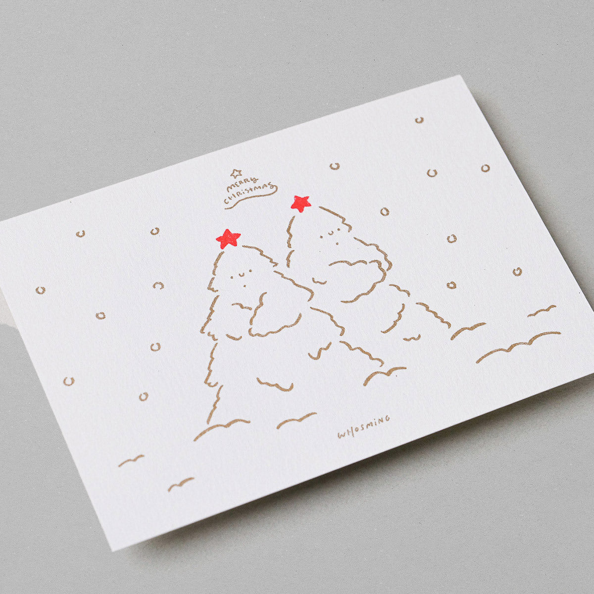 「SNOWMAN」耶誕賀卡