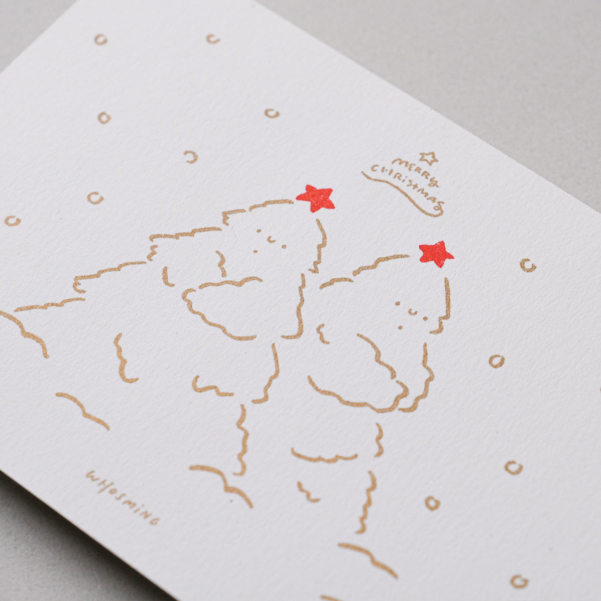 「SNOWMAN」耶誕賀卡