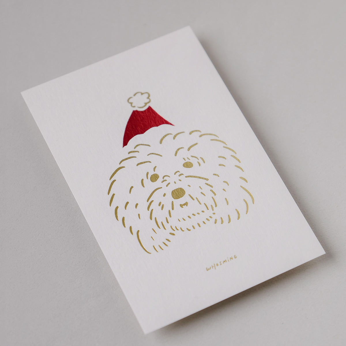 「XMAS DOG」耶誕賀卡