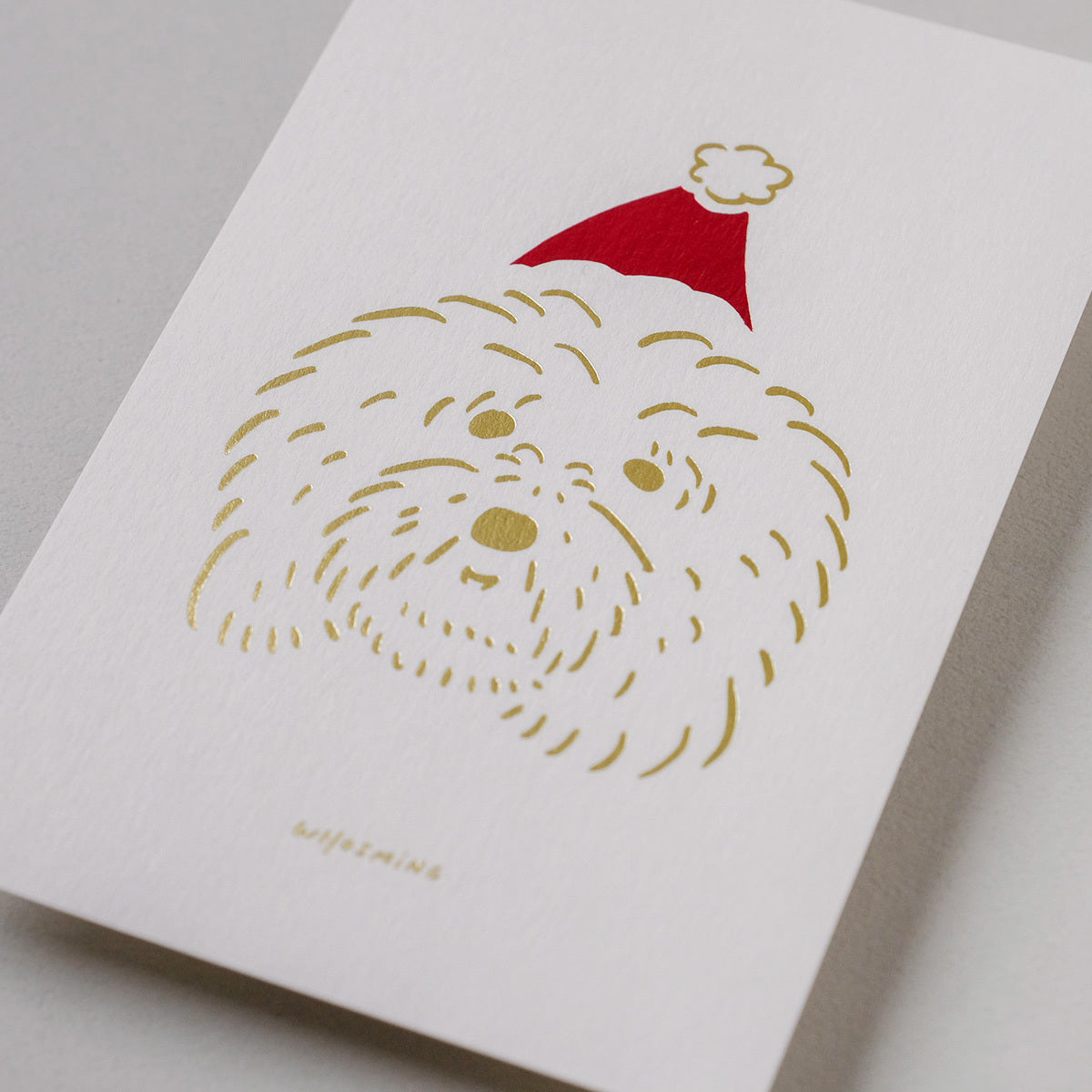 「XMAS DOG」耶誕賀卡