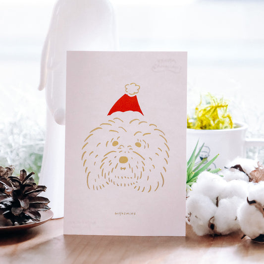 「XMAS DOG」耶誕賀卡